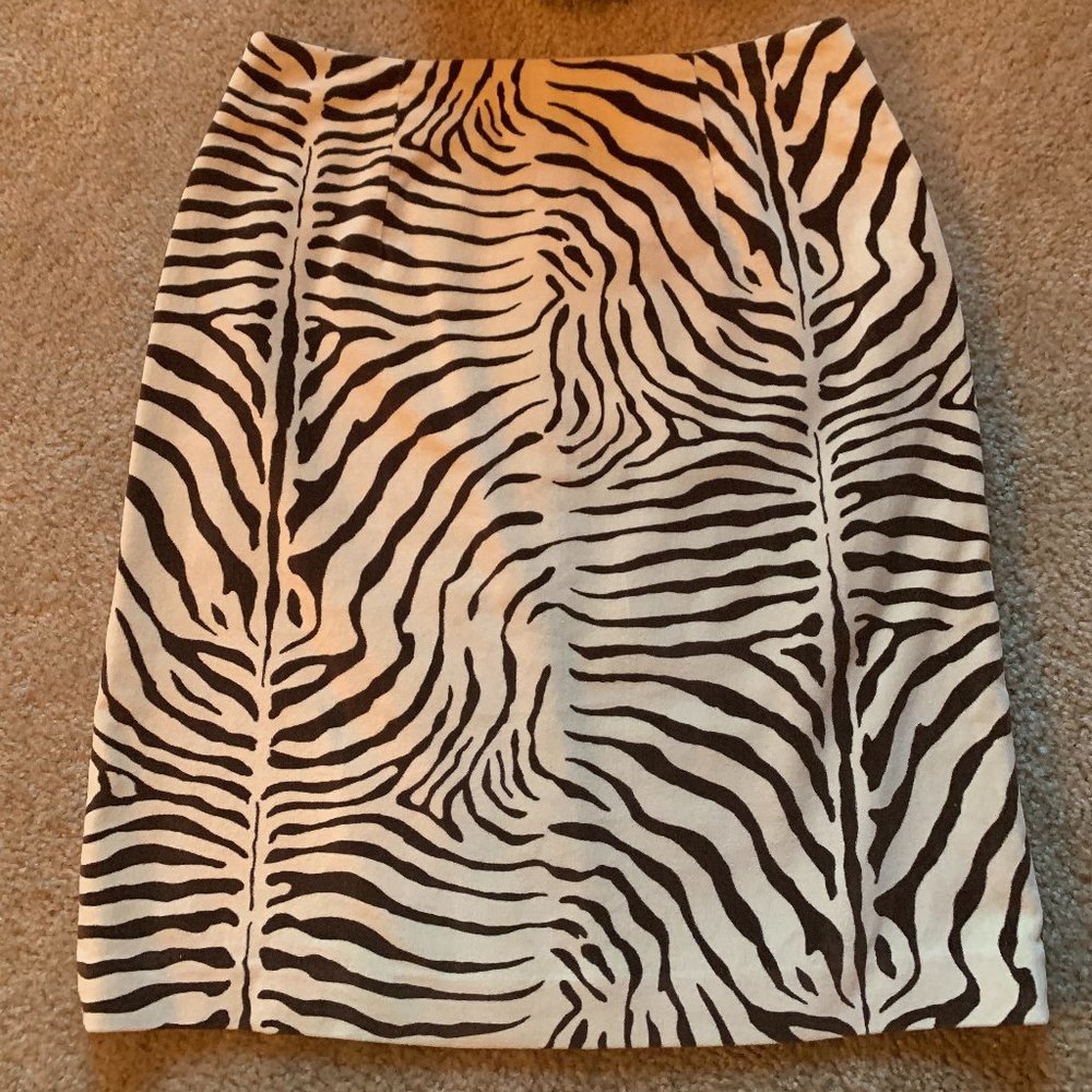 Rebecca Thomas Animal Print Skirt